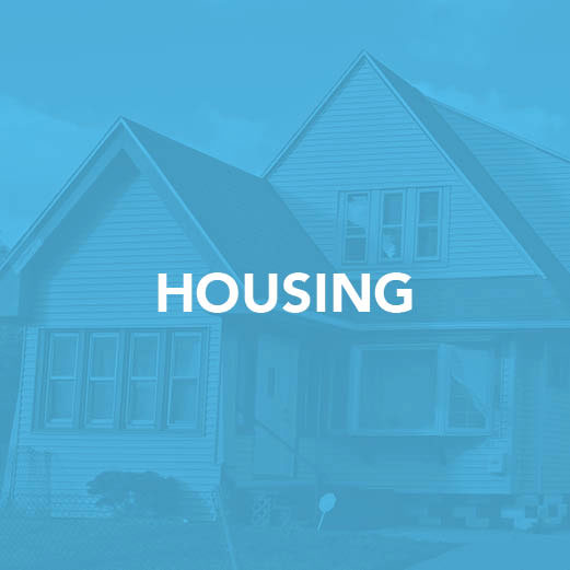 Greater Together Campaign Housing priority box