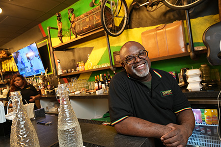 Dwight Jackson, owner and head Chef of PepperPot