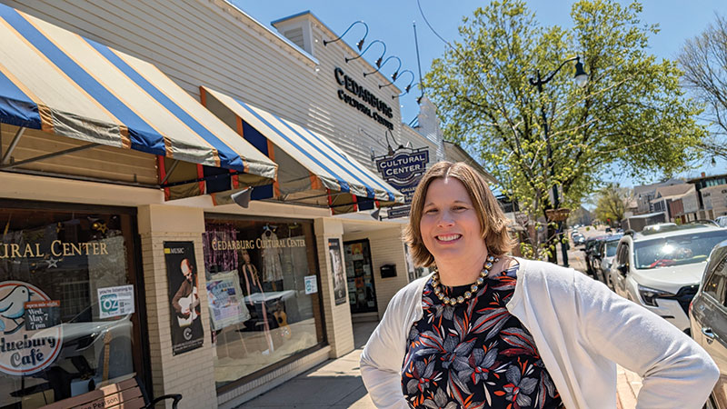 Katie Pipkorn, Greater Cedarburg Foundation board president