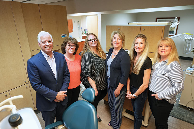 The OAF board is photographed at the Lake Area Free Clinic