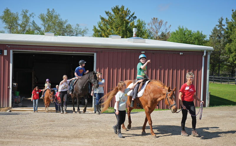 OAF has helped LifeStriders grow over the years to meet the needs of its clients. Its grants have helped the nonprofit build new stalls, make improvements to its outdoor viewing arena and purchase equipment for its occupational therapy clinic.